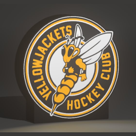 Yellowjackets Hockey Club round crest lightbox